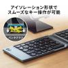 Bluetoothキーボード 折りたたみ ワイヤレス iOS対応 ブラック