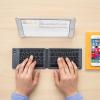 Bluetoothキーボード 折りたたみ ワイヤレス iOS対応 ブラック