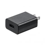 USB-ACアダプタ USB A×1 5V/2A 10W出力 PSE取得 ブラック iPhone Androidスマートフォン USB充電器