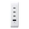USB PD 140W ACアダプター 4ポート USB-C×3 USB A×1 GaN採用 折りたたみ式プラグ PSE適合品 ホワイト