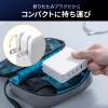 USB PD 140W ACアダプター 4ポート USB-C×3 USB A×1 GaN採用 折りたたみ式プラグ PSE適合品 ホワイト