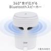 Bluetoothスピーカー ワイヤレス充電 7.5W スタンド機能 ホワイト