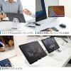 iPad・タブレットアルミスタンド 無段階角度調整 ケース対応 4～13インチ対応 シルバー