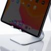 iPad・タブレットアルミスタンド 無段階角度調整 ケース対応 4～13インチ対応 シルバー