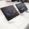iPad・タブレットアルミスタンド 無段階角度調整 ケース対応 4～13インチ対応 シルバー