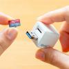 Qubii Duo iPhone iPad iOS Android 自動バックアップ microSDカードリーダー機能 容量不足解消
