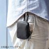 スマートキーケース スマートキー2個収納 カード2枚収納 防水 防塵 止水ファスナー 外側ポケット付き キーリング付属 カーキ
