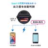 薄型カーチャージャー USB Type-C USB A USB PD30W 5V/2.4A 12V/24V対応
