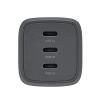 USB PD ACアダプタ USB-C×3 1ポート最大67W 合計65W GaN採用 折りたたみ式プラグ