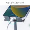 折りたたみ式スマホスタンド 薄型9mm アルミ製 角度調整