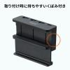 クランプ固定式 USBハブ USB Type-C接続 1.5mケーブル 4ポート ブラック