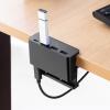 クランプ固定式 USBハブ USB Type-C接続 1.5mケーブル 4ポート ブラック