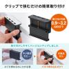 クランプ固定式 USBハブ USB Type-C接続 1.5mケーブル 4ポート シルバー