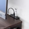 クランプ固定式 USBハブ USB Type-C接続 1.5mケーブル 4ポート シルバー