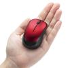 静音BluetoothブルーLEDマウス(レッド)