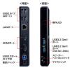 Type-C・USB3.2A接続デュアルHDMIドッキングステーション