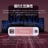 スティックSSD 2TB ESD310 ポータブルSSD USB3.2 Gen2 Type-A C iPhone15 ROG Ally 対応 ピンク