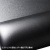 リストレスト付きマウスパッド レザー調素材 高さ18.5mm ブラック