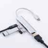 【在庫限り】USB Type-Cハブ USB PD充電 60W対応 HDMI出力 MacBook iPad Pro対応 4K/30Hz USB Aポート アルミ シルバー