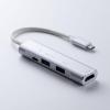 【在庫限り】USB Type-Cハブ USB PD充電 60W対応 HDMI出力 MacBook iPad Pro対応 4K/30Hz USB Aポート アルミ シルバー