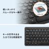 【処分特価】Bluetoothキーボード タッチパッド コンパクト 充電式 iPhone・iPad アイソレーション パンタグラフ マルチペアリング 英字配列