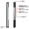 グリーンレーザーポインター パワーポイント対応 2.4G&Bluetooth シルバー