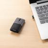 薄型モバイルマウス SLIMO Bluetooth 2.4GHzワイヤレス 静音ボタン USB充電式 ブラック