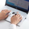 リングマウス USB A接続 ワイヤレス フィンガーマウス 空中マウス 5ボタン USB充電式 ブラック