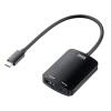 USB Type-C HDMI変換アダプタ 4K/60Hz HDR対応 PD100W  iPad Pro Air Nintendo Switch 有機ELモデル対応 ブラック