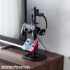 ゲームコントローラースタンド ゲームパッドスタンド ヘッドホンスタンド 収納スタンド ゲームスタンド ホワイト