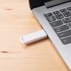 USBメモリ 32GB USB3.2 Gen1 ホワイト スライド式 高速データ転送 アクセスランプ ストラップ付き サンワサプライ製