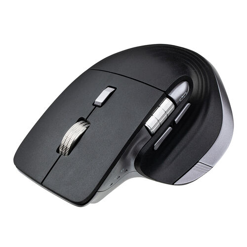 ワイヤレスマウス VELZA サイドホイール/高速スクロール Bluetooth/2.4GHz 無線 静音 左右スクロール USB充電式