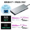 USB Type-Cモバイルドッキングステーション ロングケーブル 7in1 4K/30Hz対応 HDMI出力 SD/microSDカードリーダー UHS-II PD100W