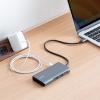 USB Type-Cモバイルドッキングステーション ロングケーブル 7in1 4K/30Hz対応 HDMI出力 SD/microSDカードリーダー UHS-II PD100W