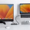 USB Type-Cモバイルドッキングステーション ロングケーブル 7in1 4K/30Hz対応 HDMI出力 SD/microSDカードリーダー UHS-II PD100W