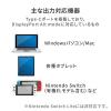 USB Type-C HDMI変換アダプタ 4K/60Hz HDR対応 PD100W  iPad Pro Air Nintendo Switch 有機ELモデル対応 ブラック