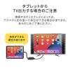 USB Type-C HDMI変換アダプタ 4K/60Hz HDR対応 PD100W  iPad Pro Air Nintendo Switch 有機ELモデル対応 ブラック