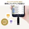 Lightning & USB-A USBメモリ 128GB MFi認証品 iPhone iPad Android 対応 パソコン 写真 動画 バックアップ スイング式 iXflash