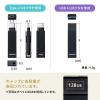 USB-C ＆ USB A USBメモリ 128GB MFi認証 iPhone iPad Android対応 写真 動画 バックアップ スイング式 iXflash