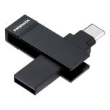 USB-C ＆ USB A USBメモリ 256GB MFi認証 iPhone iPad Android対応 写真 動画 バックアップ スイング式 iXflash