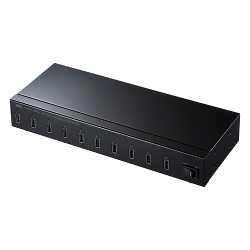 Apple Configurator USB2.0ハブ(iPad 同期・急速充電・10ポート)