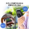 スマホクーラー 瞬間冷却 コンパクト 充電式 ペルチェ素子 静音 スタンド付き 角度調整