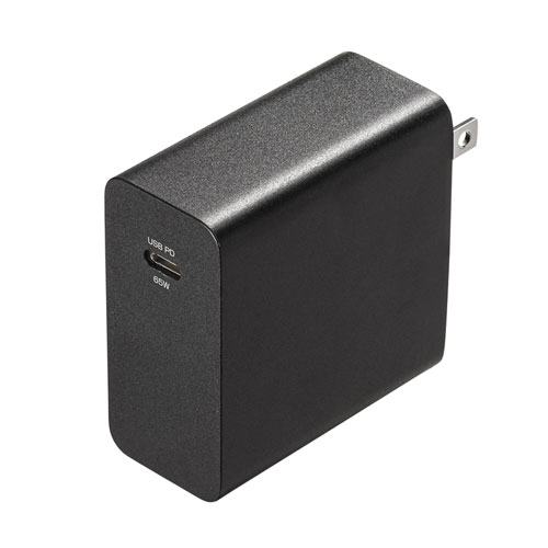 USB PD対応AC充電器(PD65W・Type-Cケーブル付き)