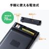 ワイヤレステンキー 無線 モバイル 持ち運び 薄型 小型 パンタグラフ アイソレーション 電池式