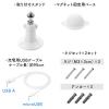 ネットワークカメラ 屋外用 IP65 電源不要 Wi-Fi 無線 防犯 夜間撮影 動体検知 相互音声会話 SDカード録画 スマホ通知 ホワイト