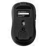 小型ワイヤレスマウス 2.4GHzレシーバー USB-C充電式 戻る/進む 5ボタン 静音 無線 ラバーコーティング レッド
