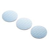 ノートパソコン冷却パット 43mm 丸型 3枚入り ブルー