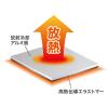 ノートパソコン冷却パッド 17mm 角型 12枚入り ブルー