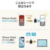 microSDカードリーダー USB-C接続 iPhone Android対応 写真 動画 バックアップ機能 MFi認証 iXflash ホワイト