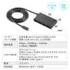 【在庫限り】USBハブ USB A×4 USB 5Gbps USB Type-C接続 ケーブル長1m バスパワータイプ